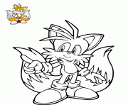 Coloriage tails qui peut voler